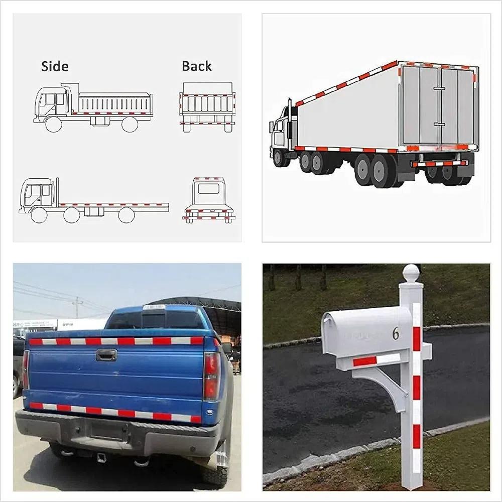 Lesklá reflexní páska 2 palce X 32,8 stop Výstražná páska Nové bezpečnostní reflexní samolepky Auto