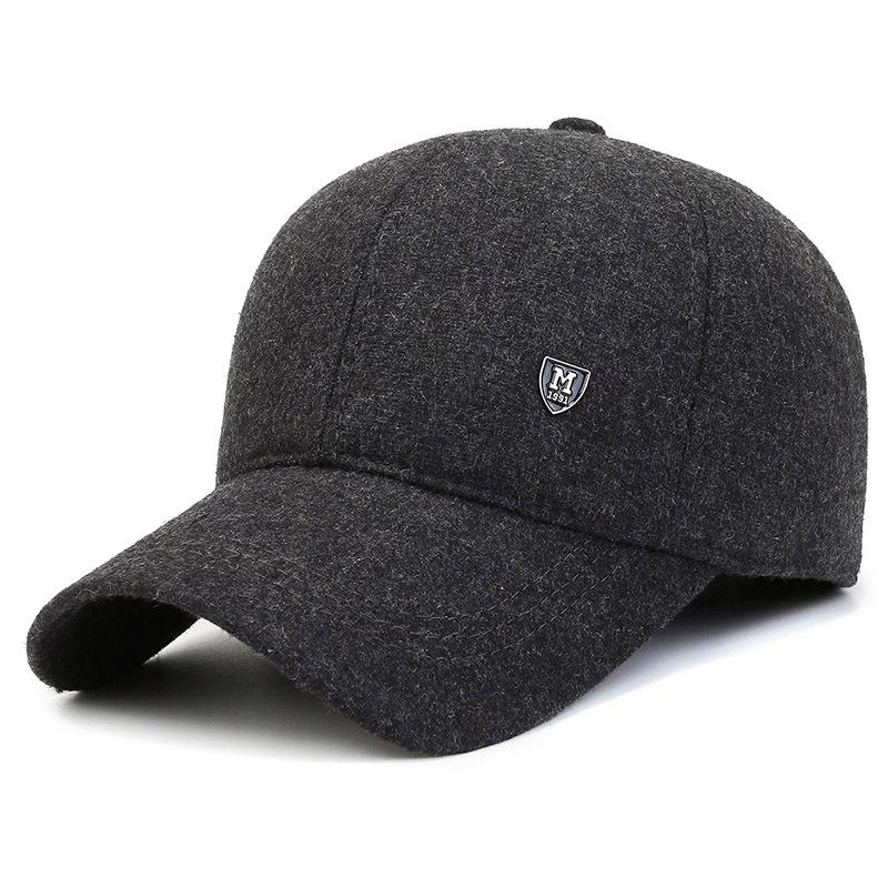 Baseball M Letter Cap Outdoor Walking Thickening Breathable Sun Gift Protection