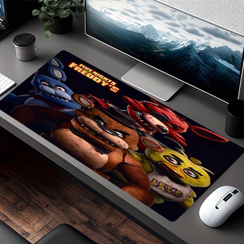 Tappetino per Mouse Stampa Five Nights at Freddy's, per Tastiera, Pad per Laptop PC per Ufficio Uso Domestico, Decorazione Scrivania, Regalo di Compleanno Perfetto per Giocatori