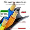 National Standard Three-Hole Cloverleaf Power Cord for Printers