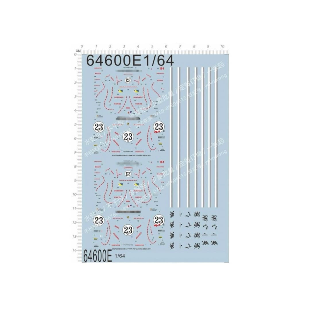 

Decal AD0046 Sponsor Mini Car Custom 1/64 [Item] розовый