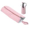 Curling Iron Storage Bag Heat Resist Curling Iron Holder Bag Hair Tools Hanging Storage Pouch for Home Travel Pink