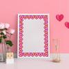 10m Bulletin Board Border Heart-Shaped Removable Decorative Labels Holographic Heart-Shaped Sticker Classroom Decoration