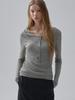MOAT Henley Neck Double T-Shirt (Ash Gray)