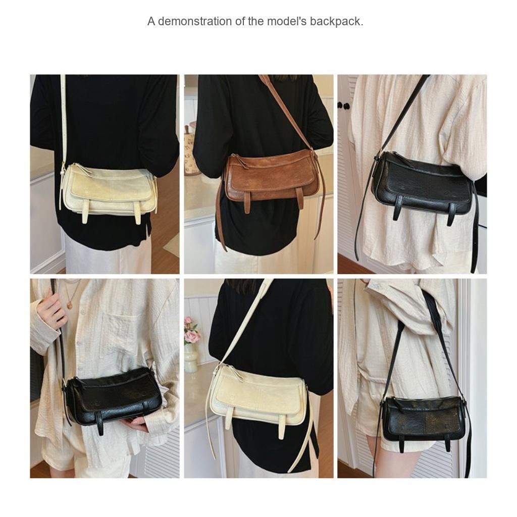 Xeie Thuk Crossbody Bag Women PU Adjustable Strap Daily Commute