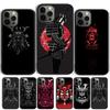 Samurai Japanese Warrior Helmet Phone Case Cover For iPhone 17 Air 15 16 Pro Max 14 13 12 11 Pro Max Plus Shell