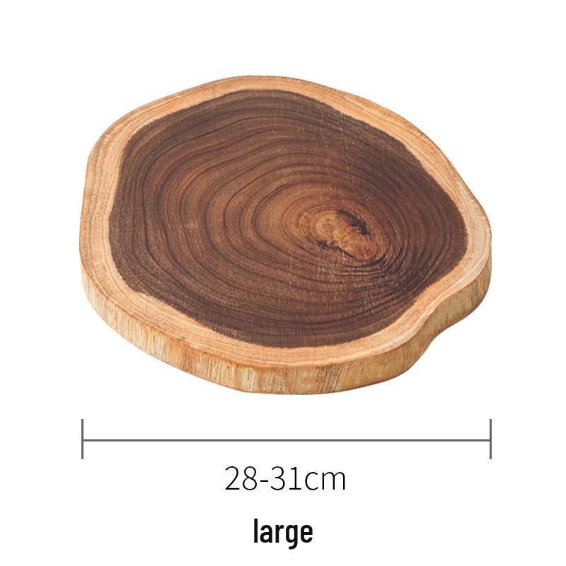 High-End Irregular Acacia Wood Cutting Board & Platter for Camping and Picnics