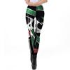 New Halloween digital printed trousers, pumpkin pattern printed leggings, elastic leggings