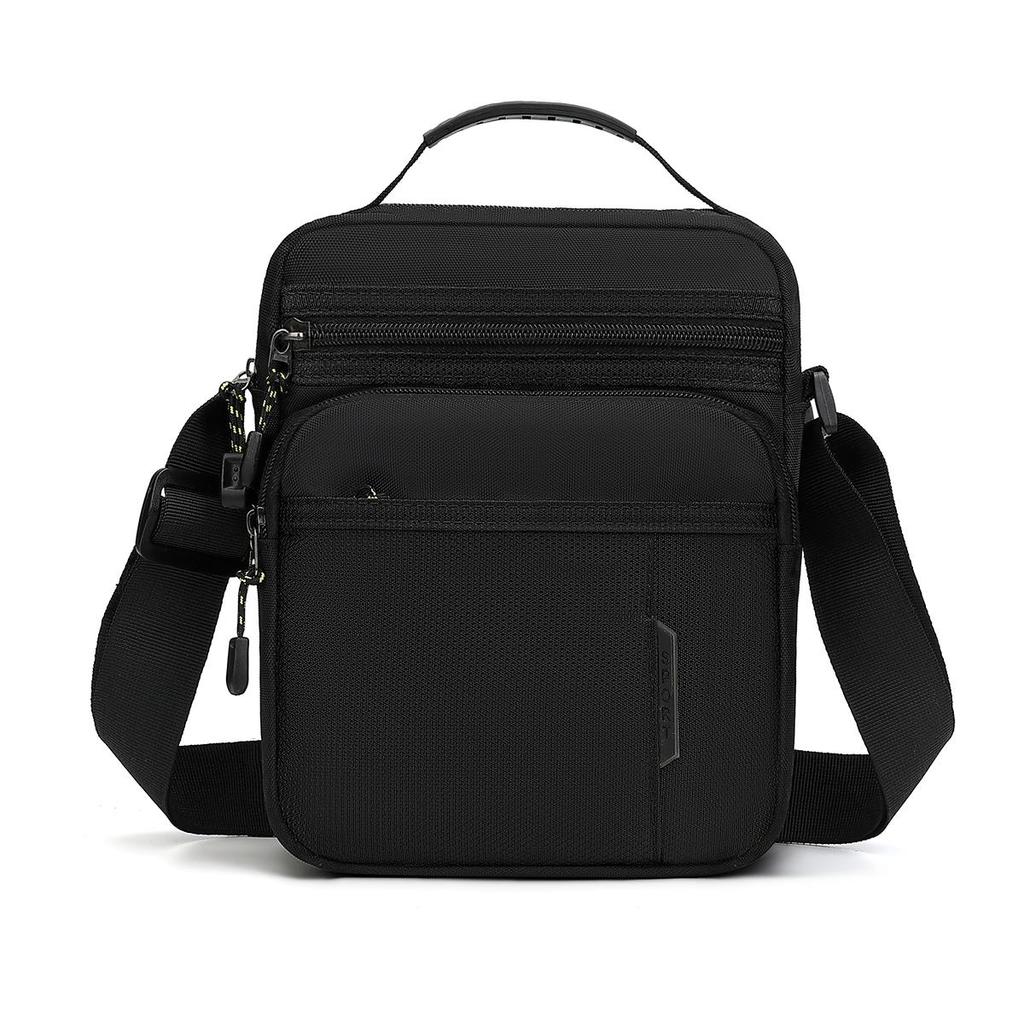 Borsa a Spalla da Viaggio da Uomo Moda Casual Patchwork Borsa a Mano Tessuto Oxford di Alta Qualità Impermeabile Multiuso Borsa a Tracolla