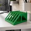 Desktop Storage Organizer Sandpaper Rack 5 Inch Sanding Discs Bins with Holed Disc Hooks And Slots Design Wall Mount Rack