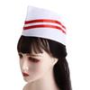 Flat Headwear Chef Hat Boat Shape Hotel Chef Hat Kitchen Forward Cap Catering Waiter Hat  Cafe