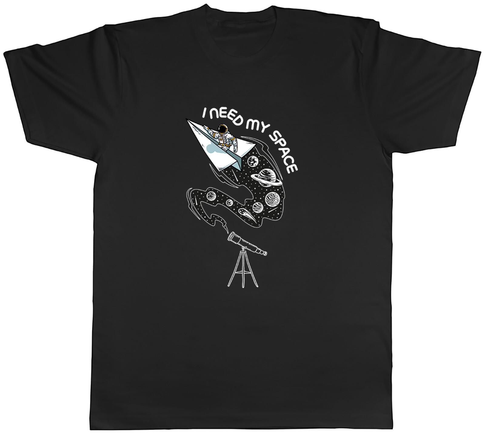 Funny Telescope Mens T-Shirt I need my Space Astronomy Unisex Tee Gift XXXXL