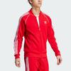 Adidas Originals Trefoil Three-Stripe Colorblock Logo Long-Sleeve Jacket Men Outerwear Red IL2494