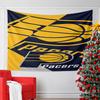 Indiana Pacers Basketball Design Pattern Wall Hanging Tapestry Decorative Tapestry Home Decor for Bedroom and Living Room