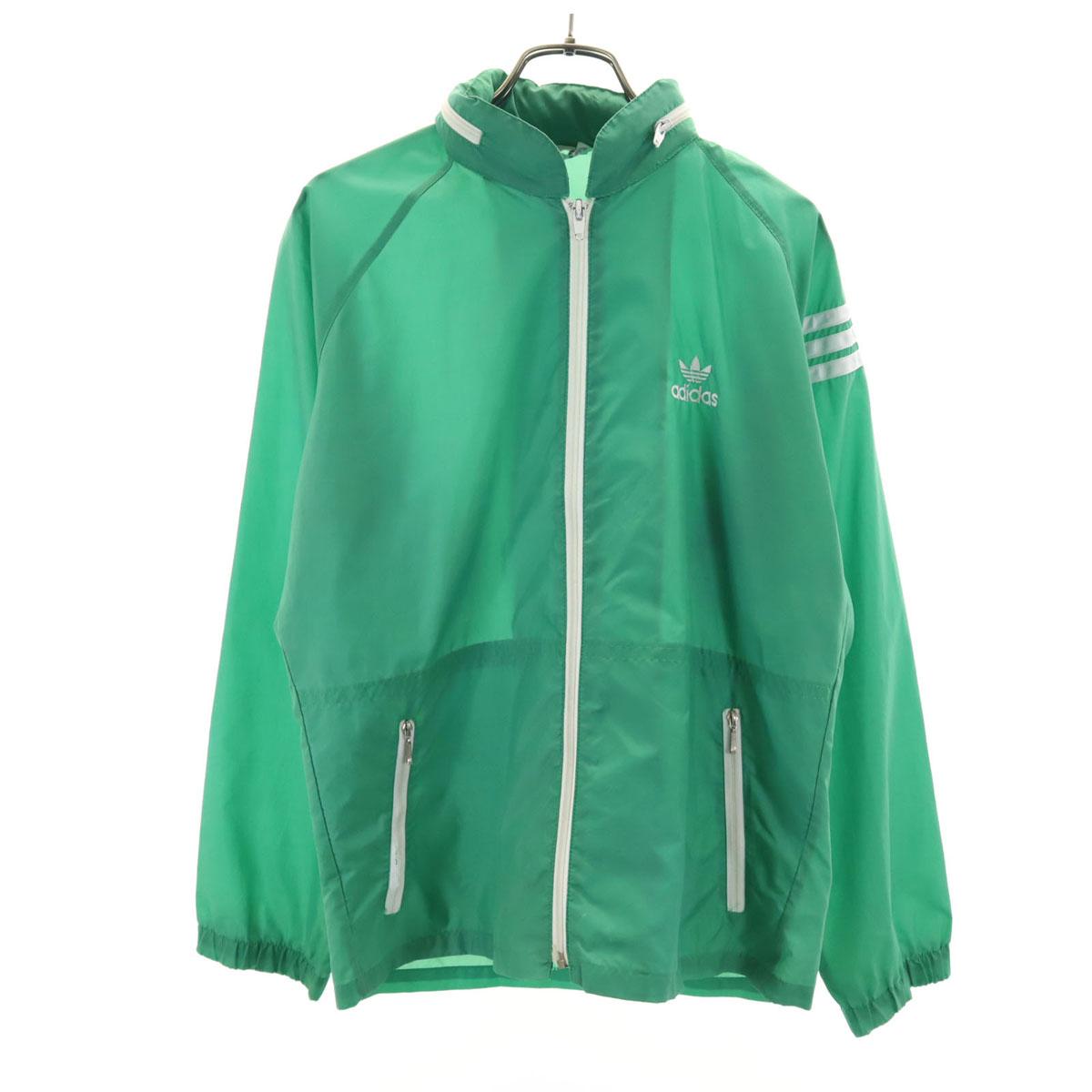 

adidas 70-е Винтажная куртка Descente из нейлона S зеленая Мужская Б/У