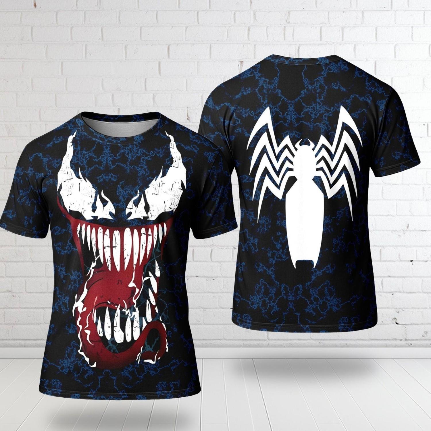 Venom 3D Halloween Costume 3d tshirt XXXL