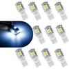 10PCS T10 Car LED Light Bulb, Wedge LED Bulb 5SMD 5050 Chips, 12V Dash Bulbs Replaces 194 158 168 193 198, Auto Interior Lights for Dome Map, Trunk,