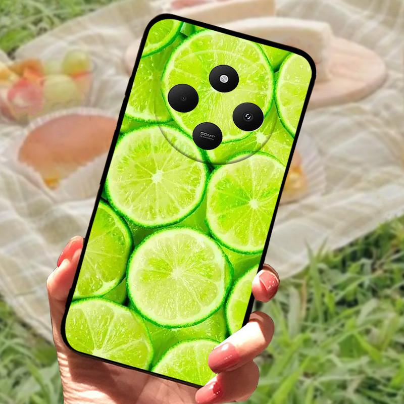 Pouzdro pro Xiaomi POCO C75 4G Redmi 14R 5G Redmi A3 Pro 4G Redmi A4 5G Pouzdra Měkký nárazník Nárazuvzdorné Ochranný Kryt Černá Taška na Telefon