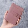 European Retro PU Leather Short Women's Wallet, Fresh Two-fold Coin and Card Holder