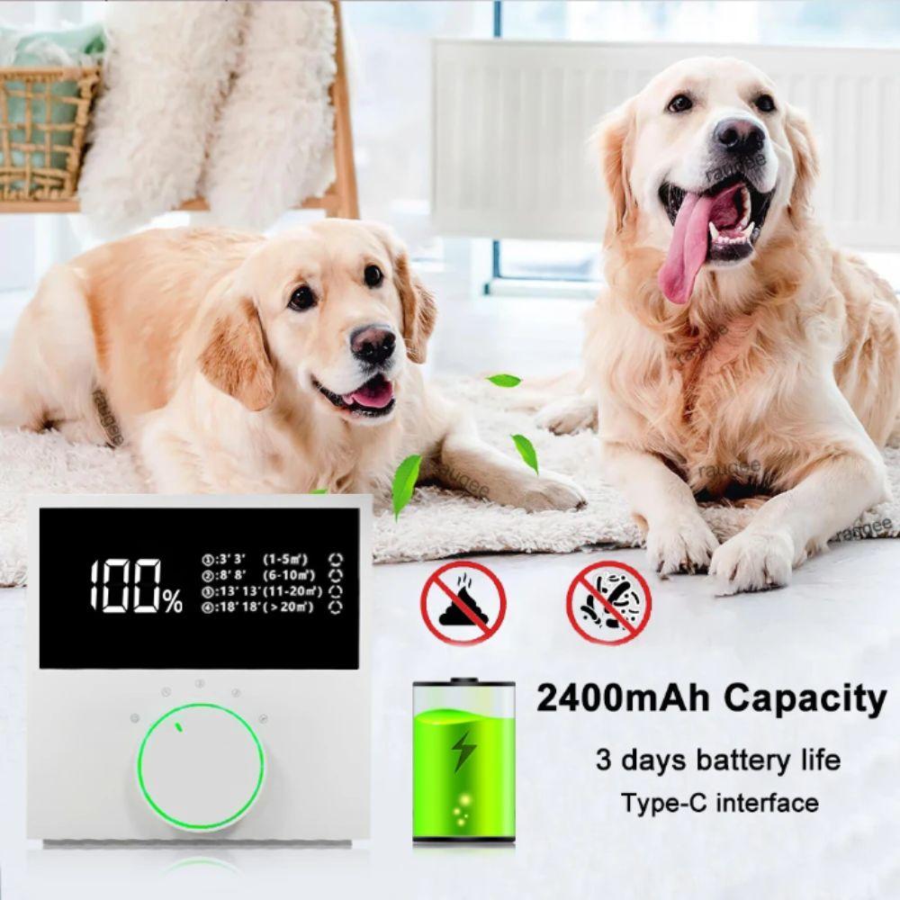 Mini Odor Eliminator USB Rechargeable Negative Ion Generator Smart Air Freshener Bedroom