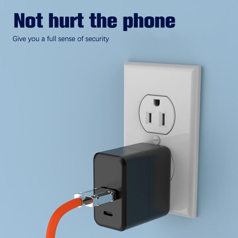 

120 Вт, 6 А, сверхбыстрая зарядка, жидкостный силиконовый кабель типа C для Xiaomi Huawei