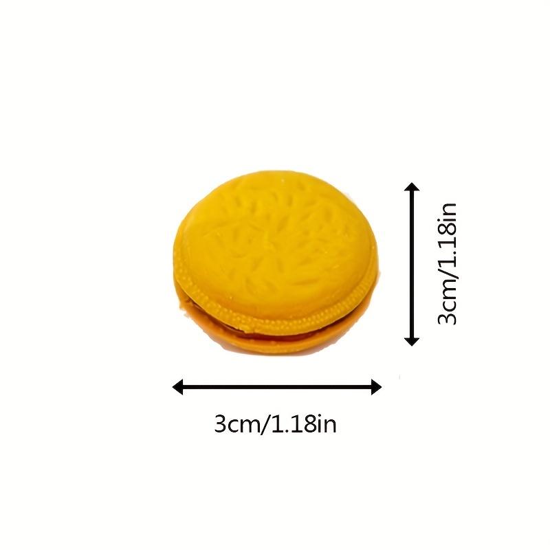 15 Stück Kreative Macaron-Radiergummis Grundschulbedarf 3 Sets Bunte Niedliche Schreibwaren Festival-Preise Geschenke