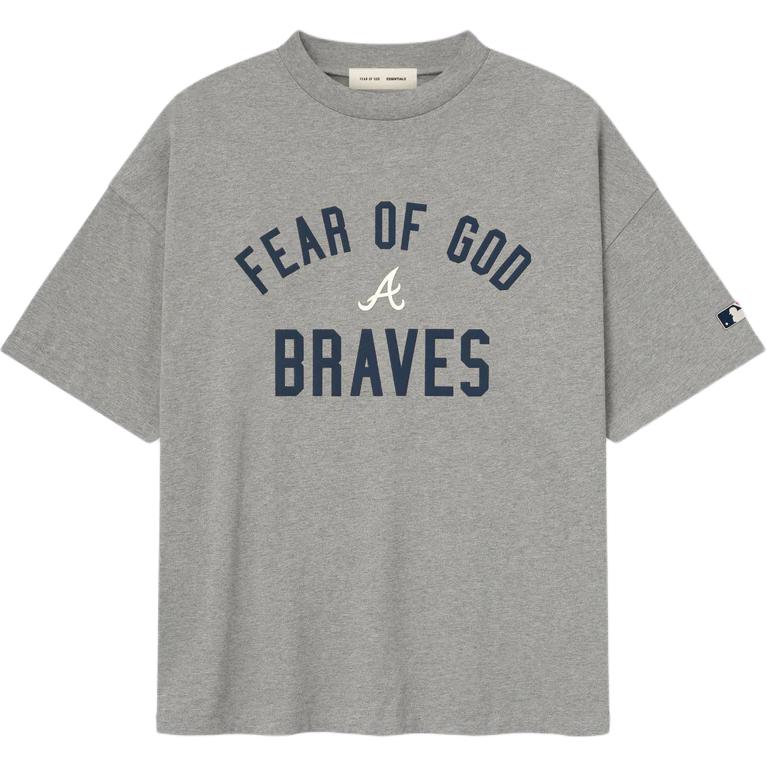 

Fear of God Essentials Braves Tee Dark Heather Men Tops Grey 125AT254017F S