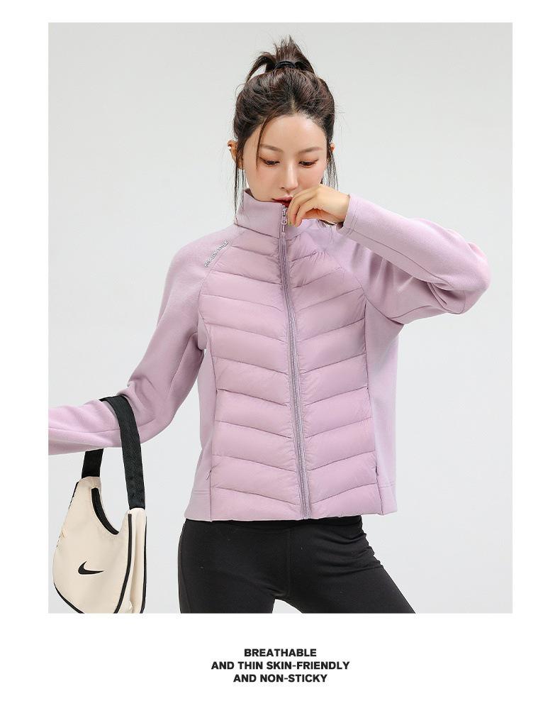 LuLu Winter Women's Stand Collar Duck Down Jacket