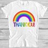 T-shirt Merci Arc-en-ciel Amour Travailleurs Essentiels Restez Chez Vous Cool Cadeau Tee M338
