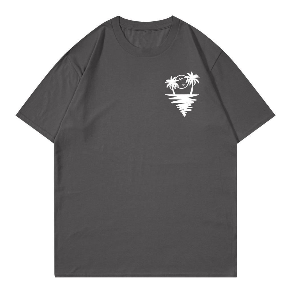 Unisex T-Shirt Lässiges Lockeres Oberteil Bequemes Rundhals-T-Shirt