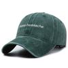 Headache Happy Letter Embroidery Baseball Cap Outdoor Sports Sun Protection