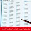 10,000 Mental Math Practice Cards: Volumes 1 & 2 for Grades 1-3 - 100 Daily Problems