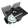 Mesa de Fresadora de Aleación de Aluminio S8 con Respaldo de Baquelita y Regla de Empuje