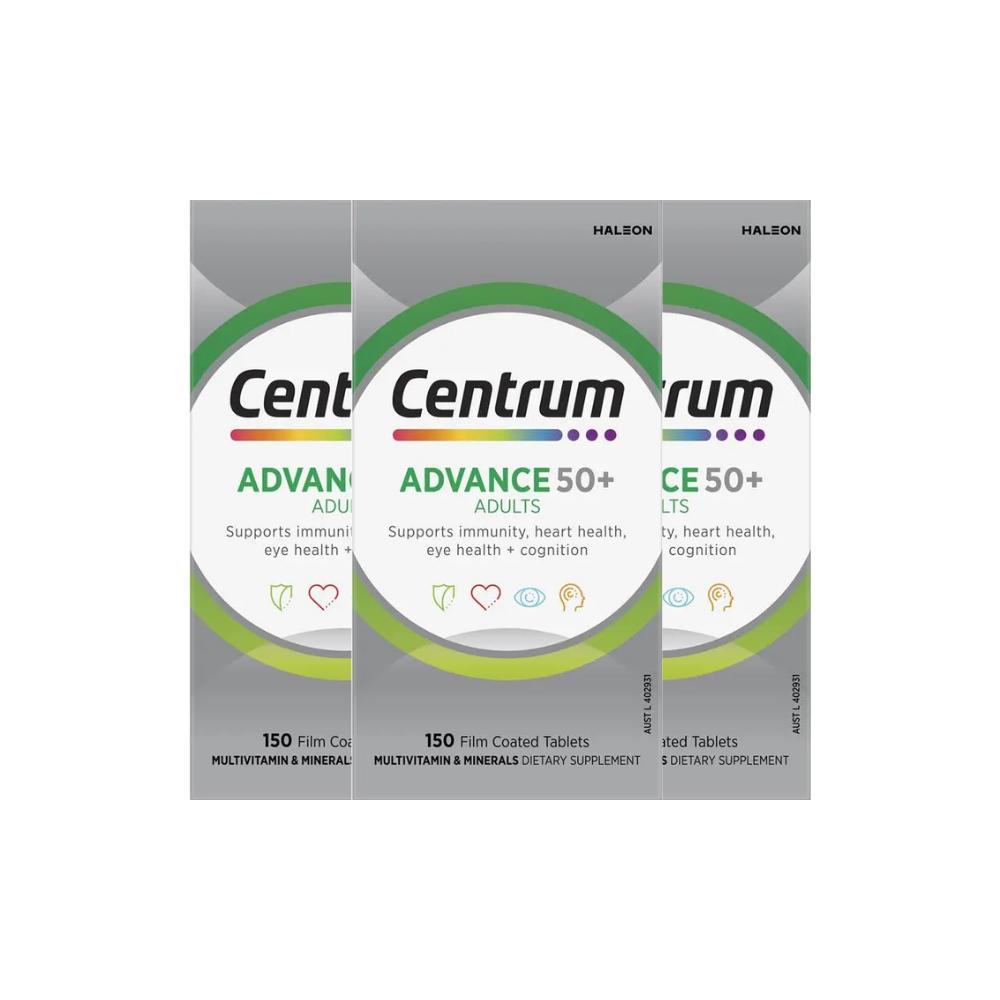 Centrum Advance 50+ 150 Tablets 3ea