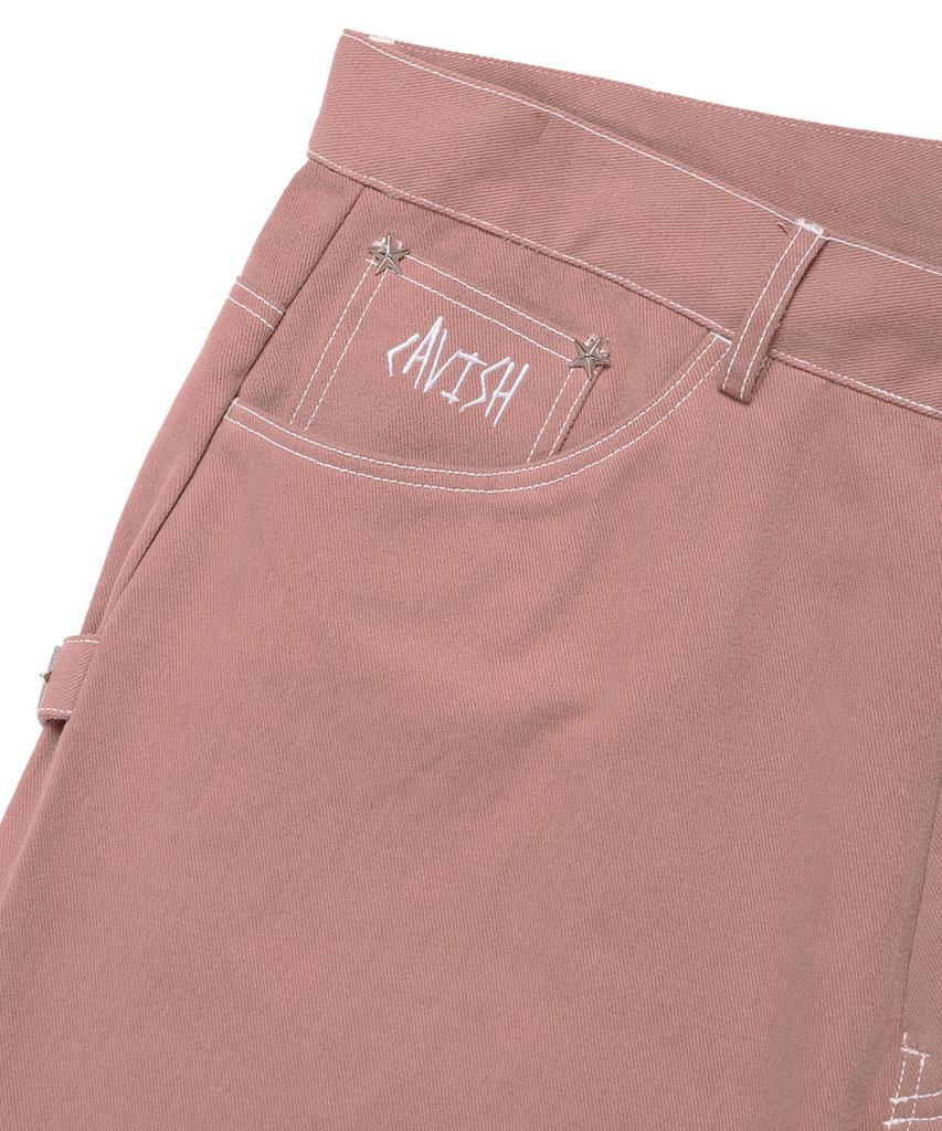 CAVISH Cotton Stud Pants Pink(Cv2Dfupa06A)