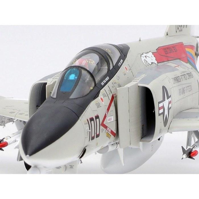 Tamiya 1/48 Aircraft Series No.121 McDonnell Douglas F-4B Phantom II Plastic Model 61121 Light Gray