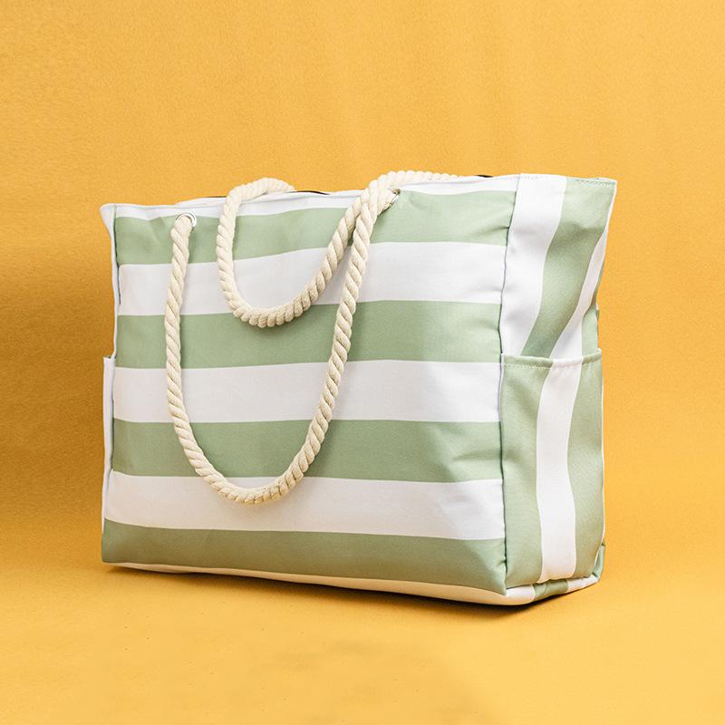 Beach Handbag Large Waterproof And Sandproof Foldable Women'S Beach Bag Large Capacity Portable Portable Storage Bag