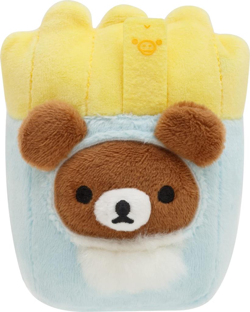 Set di peluche a forma di hamburger MF90801 San-X (Rilakkuma, Korilakkuma, Chiroikoguma)