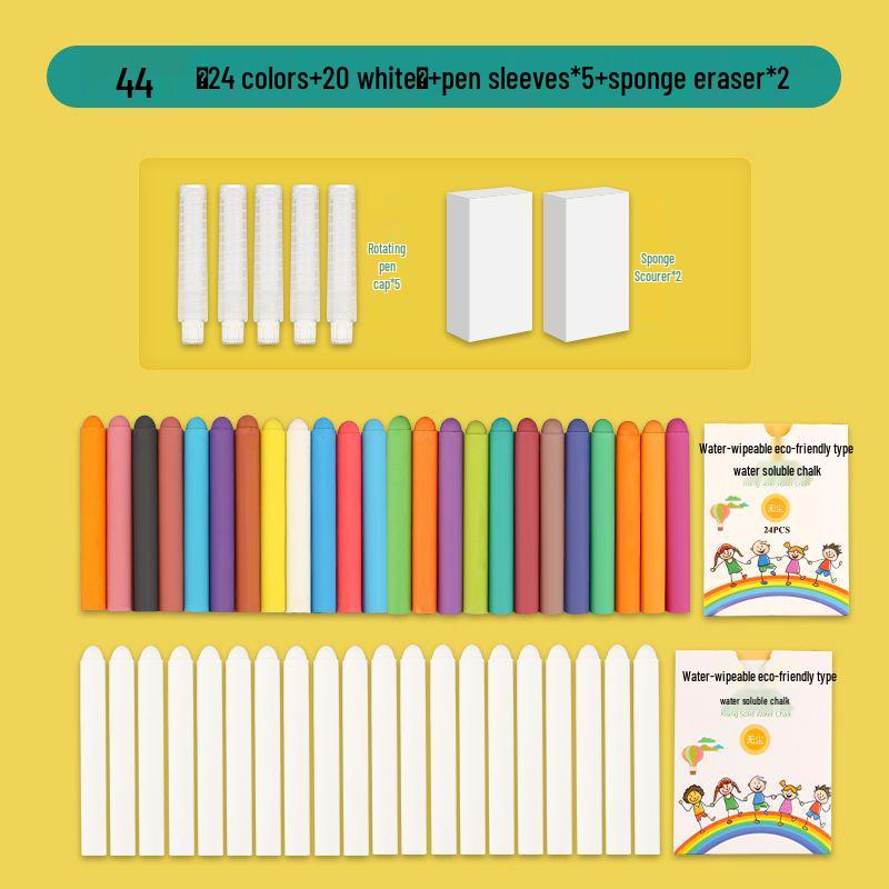 Dust-Free Colorful Chalk for Children's Blackboard