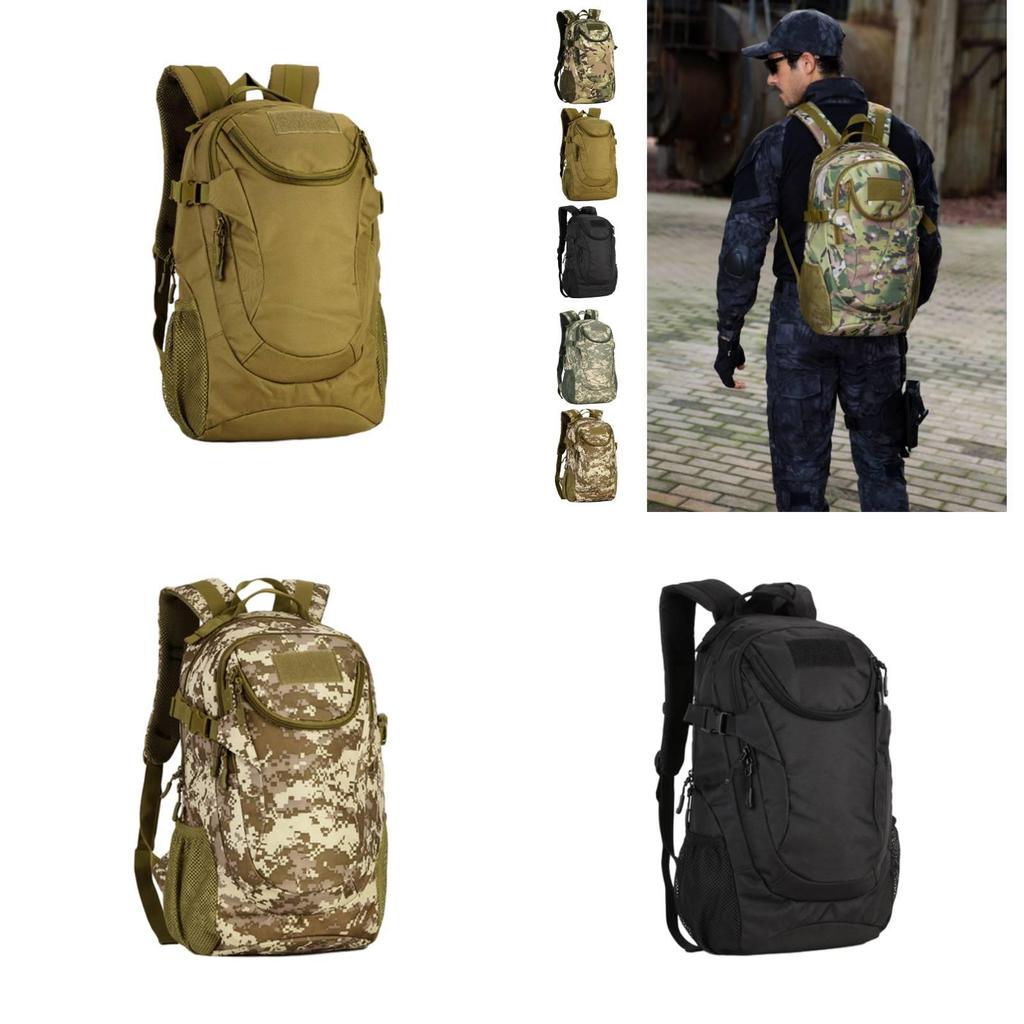 S401-25l Arc-shaped Small Backpack Durable 600d Polyester Material Suitable For Outdoor Tactical Travel