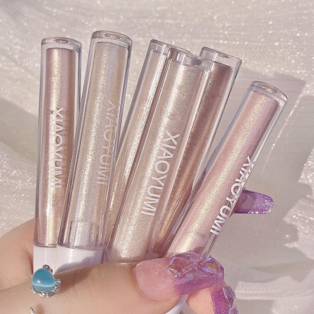 Liquid Eyeshadow Highlight Long-lasting Long-lasting Makeup Sleeper Silkworm BrighTening Pearl Glitter Waterproof Eyeshadow Liquid Student Makeup