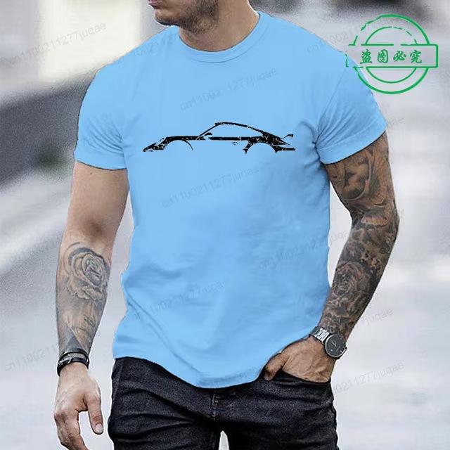 Cross-border trendy T-shirts for men and women, interesting men s minimalist and stylish men s short-sleeve T-shirts XXS