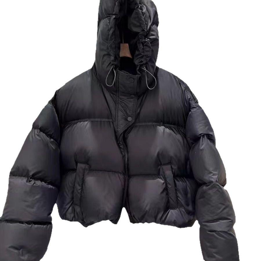 Autumn and Winter New Small High-end Down Jacket Women's Short Thickened Small Placket White Duck Down Jacket Tide