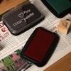 Retro Color Ink Pad Set: 12 Large Solid Colors for DIY Decoration & Finger Stamping