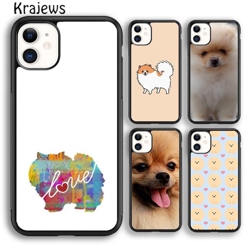 Pomeranian Watercolor Dog Phone Case Cover For iPhone 17 Air 16 15 14 Plus 12 13 Pro Max Coque Fundas