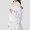 Skechers Comfort Sports Series Training Hooded Woven Windbreaker Women jackets Bright-White P225W008-0019