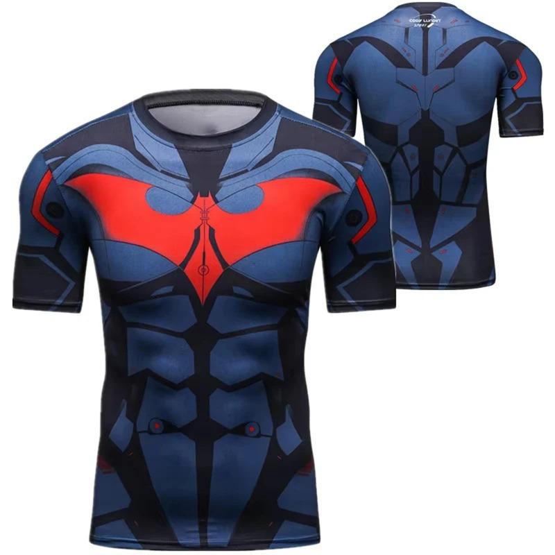 Men'S Summer Fashion Crew Neck Short-Sleeve T-Shirt, Artistic Fashion, Warrior Bear 3D Print,