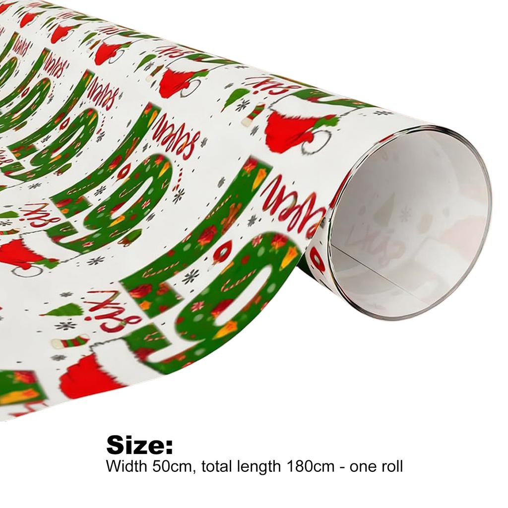 240cm/180cm/90cmx50cm Christmas Wrapping Paper Roll 67 Edition Funny Wrapping Paper Holiday Gift Wrap for Friends and Coworkers