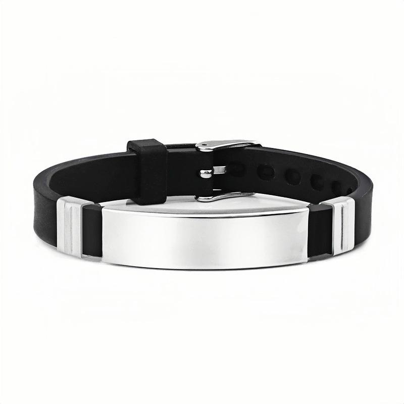 

Customised text stainless steel bracelet, personalised bracelet, customised couple bracelet, personalised gift
