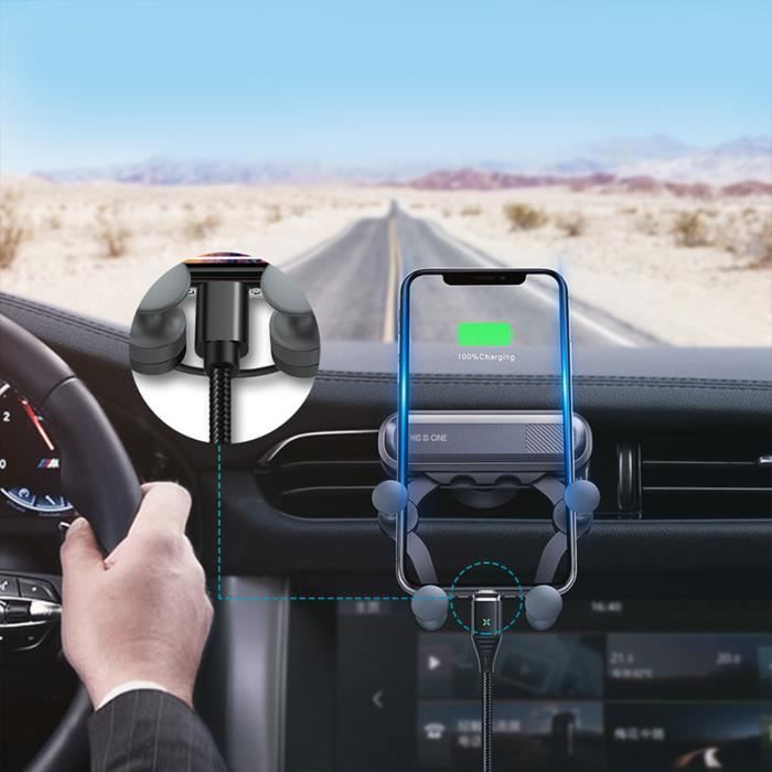 Phone Holder - SHOP-STORY - Blue - Silicone - Ultra-flat - Maximum Stability